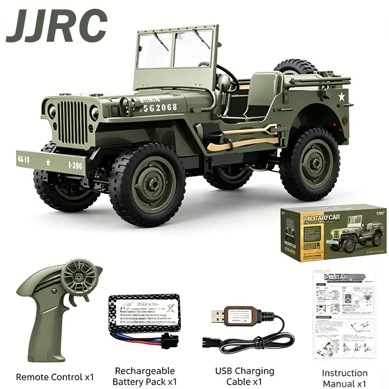 Rc Hobby Grade Truck - JJRC 1:10 C8815 RCカー ウィリスジープ 1941