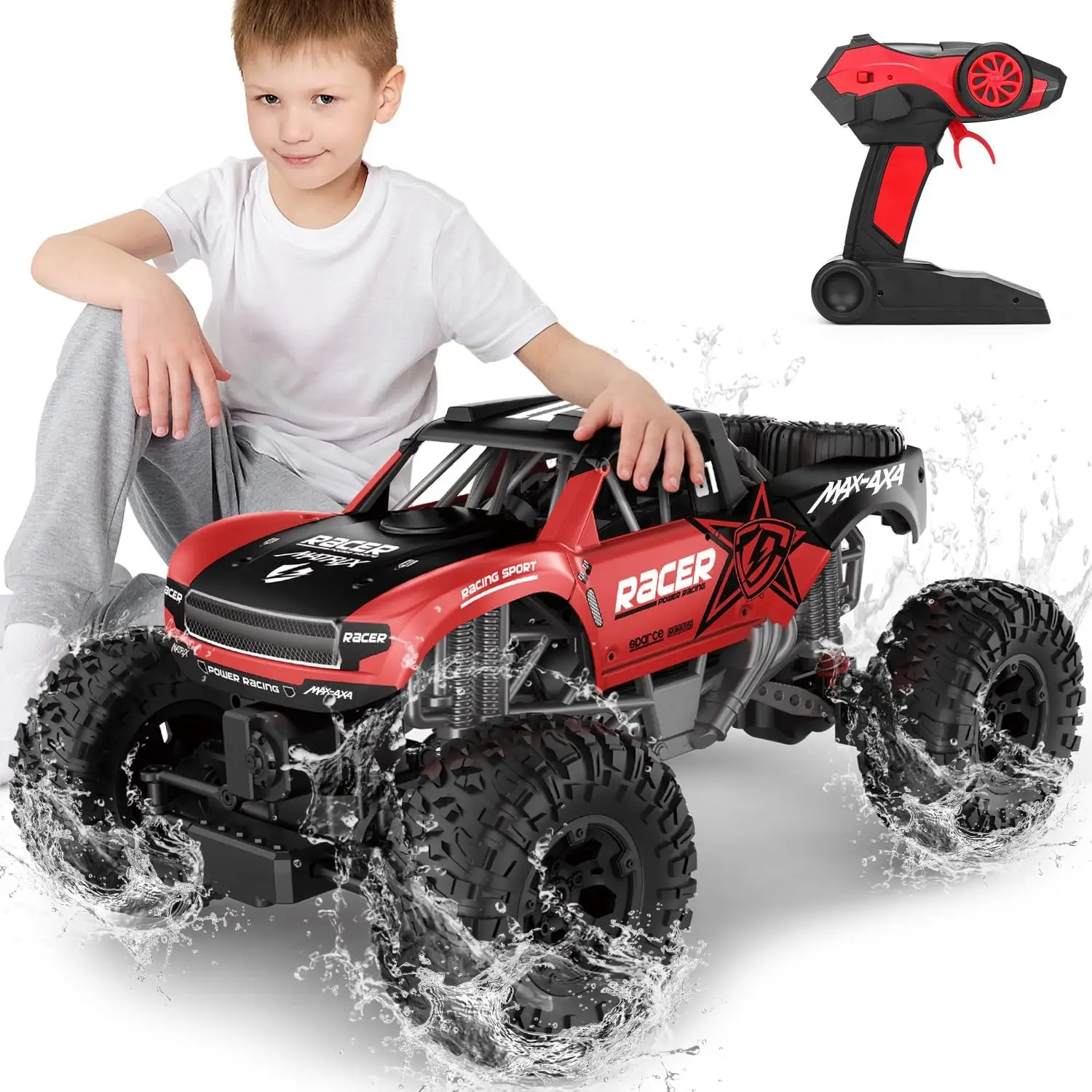 Rc Hobby Grade Truck - RCトラック 4x4 オフロード 防水 - 1:12スケール