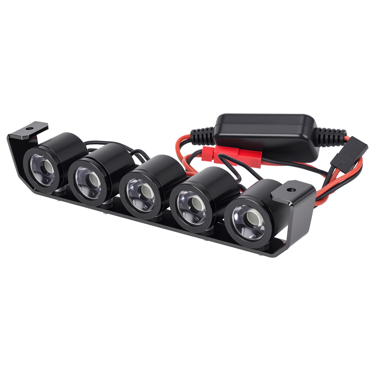 アルミ製5LEDライトヘッドライトスポットライト 1/10  - Rc Hobby Toucan のレビューと価格