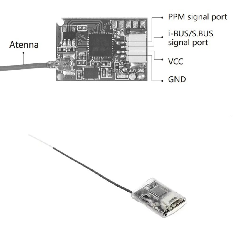 Flysky FS-8A 8CH 18CHミニレシーバー P - Receiver Sbus 8Ch のレビューと価格