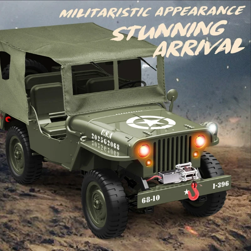 JJRC 1:10 C8815 RCカー ウィリスジープ 1 - Rc Hobby Grade Truck のレビューと価格