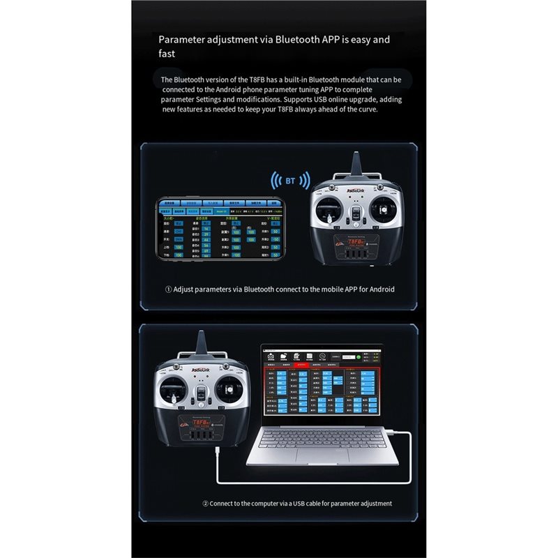 Radiolink T8FB 8CH 2.4Ghz 送信機  - Receiver Sbus 8Ch のレビューと価格