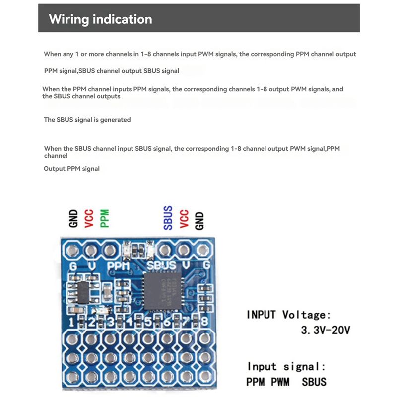 AS96-SPP-SBUS 8CH コンバーター PPM P - Receiver Sbus 8Ch のレビューと価格