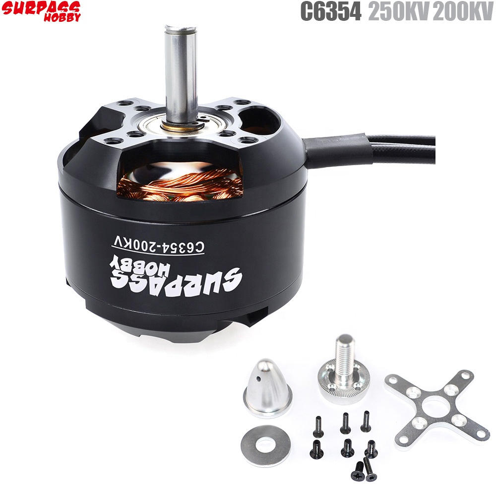 SURPASS HOBBY C6354 6354 250KV - Rc Hobby Motor のレビューと価格