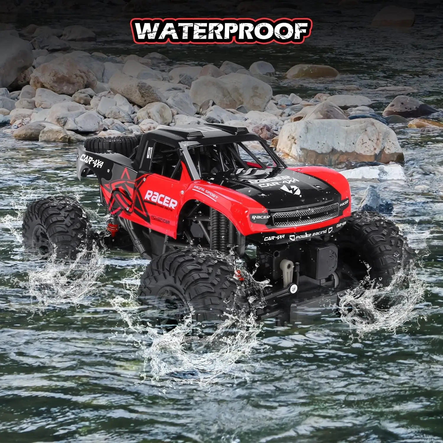 RCトラック 4x4 オフロード 防水 - 1:12スケール - Rc Hobby Grade Truck のレビューと価格